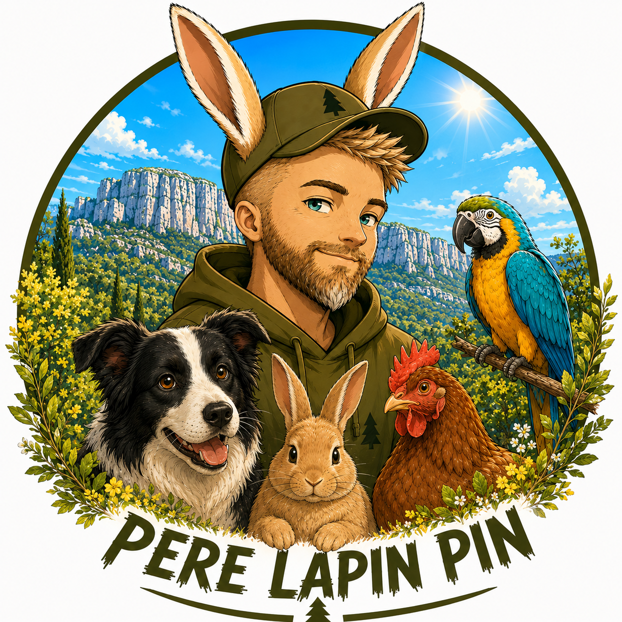 Père Lapin Pin